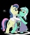 Size: 2023x2354 | Tagged: safe, artist:pony4koma, bon bon, lyra heartstrings, sweetie drops, earth pony, pony, g4, bipedal, black background, blushing, bon bond, clothes, dancing, dress, female, gun, high res, james bond, kissy face, lesbian, lidded eyes, looking at each other, open mouth, ship:lyrabon, shipping, simple background, smiling, underhoof, weapon