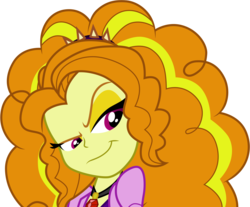 Size: 3628x3001 | Tagged: safe, artist:cloudy glow, adagio dazzle, equestria girls, g4, my little pony equestria girls: rainbow rocks, amulet, clothes, female, gem, high res, jewelry, lidded eyes, necklace, raised eyebrow, simple background, siren gem, smirk, solo, spikes, transparent background, vector