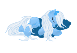 Size: 5000x3500 | Tagged: safe, artist:marinesparkle, oc, oc only, oc:marine sparkle, pegasus, pony, absurd resolution, female, mare, pillow, sleeping, solo