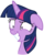 Size: 7000x8800 | Tagged: safe, artist:tardifice, twilight sparkle, g4, my little pony: friendship is magic, to where and back again, absurd resolution, bust, eye twitch, fake smile, female, forced smile, grin, photoshop, simple background, smiling, solo, squee, transparent background, vector