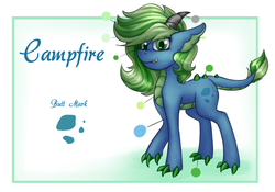 Size: 2754x1926 | Tagged: safe, artist:marsminer, oc, oc only, oc:campfire, reference sheet, solo