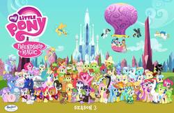 Size: 2048x1325 | Tagged: safe, angel bunny, apple bloom, applejack, babs seed, bon bon, bulk biceps, cloudchaser, derpy hooves, diamond tiara, discord, dj pon-3, doctor whooves, fluttershy, granny smith, gummy, king sombra, lightning dust, ms. harshwhinny, octavia melody, opalescence, owlowiscious, pinkie pie, princess cadance, princess celestia, princess luna, rainbow dash, rarity, raven, scootaloo, shining armor, silver spoon, spike, spitfire, sweetie belle, sweetie drops, tank, thunderlane, time turner, trixie, twilight sparkle, vinyl scratch, winona, alicorn, draconequus, dragon, earth pony, pegasus, pony, unicorn, apple family reunion, g3, g4, games ponies play, one bad apple, season 3, the crystal empire, too many pinkie pies, wonderbolts academy, crystal, crystal castle, cutie mark crusaders, female, male, mane seven, mane six, mare, pinkie's silly face, poster, stallion, wall of tags