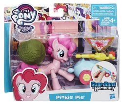 Size: 2000x1700 | Tagged: safe, boneless, pinkie pie, g4, guardians of harmony, irl, party cannon, photo, rubber chicken, toy