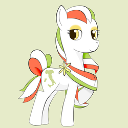 Size: 1000x1000 | Tagged: safe, oc, oc only, oc:princess stivalia, earth pony, pony, flag, flower, italy, nation ponies, ponified, simple background, solo
