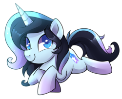 Size: 2100x1708 | Tagged: safe, artist:drawntildawn, oc, oc only, oc:stardust stellar, pony, unicorn, colored pupils, prone, simple background, solo, transparent background