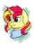 Size: 768x1024 | Tagged: safe, artist:everdale, sunset shimmer, pony, g4, female, solo
