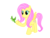 Size: 800x600 | Tagged: safe, artist:franzeir, fluttershy, bird, g4, female, simple background, solo, white background