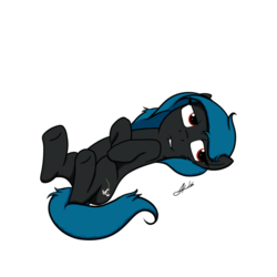 Size: 800x800 | Tagged: safe, artist:jaomt2015, oc, oc only, oc:ghost lily, earth pony, pony, female, lying down, mare, on back, simple background, solo, transparent background