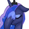 Size: 100x100 | Tagged: safe, artist:pohwaran, princess luna, g4, animated, facehoof, female, gif, gif for breezies, icon, picture for breezies, solo