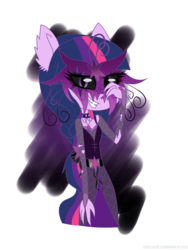 Size: 2400x3200 | Tagged: safe, artist:xxsunsetshimmer23xx, sci-twi, twilight sparkle, equestria girls, g4, female, high res, midnight sparkle, ponied up, simple background, solo, transparent background