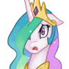 Size: 100x100 | Tagged: safe, artist:pohwaran, princess celestia, g4, animated, female, gif, gif for breezies, icon, picture for breezies, solo
