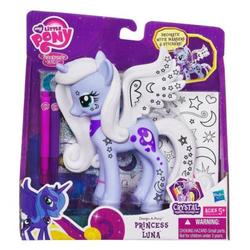 Size: 400x400 | Tagged: safe, princess luna, alicorn, pony, g4, crystal princess celebration, design a pony, female, irl, photo, s1 luna, solo, toy