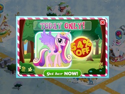 Size: 2048x1536 | Tagged: safe, gameloft, princess cadance, g4, female, solo