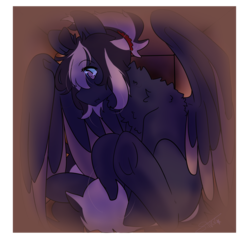 Size: 4095x3942 | Tagged: safe, artist:silverknight27, oc, oc only, oc:silver rose, pegasus, pony, absurd resolution, box, chest fluff, neck fluff, pony in a box, solo