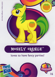 Size: 1485x2090 | Tagged: safe, mosely orange, uncle orange, blind bag, card, irl, photo, solo, toy