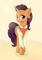 Size: 1179x1688 | Tagged: safe, artist:wolfypon, saffron masala, pony, g4, spice up your life, female, solo