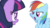 Size: 1280x720 | Tagged: safe, artist:kittenlover75, rainbow dash, twilight sparkle, g4, looking at each other, simple background, transparent background, vector