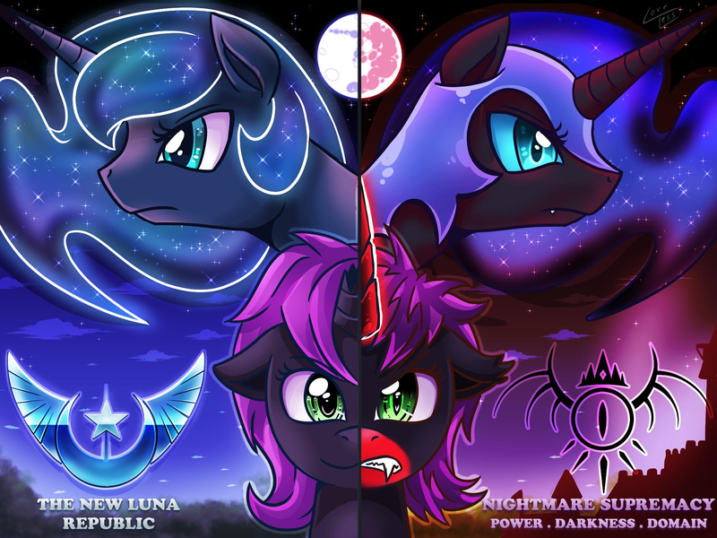 736842 - safe, artist:vulpes-erratum, nightmare moon, robot, g4