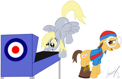 Size: 2300x1500 | Tagged: safe, artist:loomx, derpy hooves, earth pony, pony, g4, boots, elton john, glasses, male, pinball, pinball wizard, ponified, simple background, stallion, the who, tommy, white background