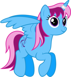 Size: 6400x6964 | Tagged: safe, artist:parclytaxel, oc, oc only, oc:parcly taxel, alicorn, pony, 2017 community collab, derpibooru community collaboration, .svg available, absurd resolution, alicorn oc, flying, horn, horn ring, looking at you, simple background, smiling, solo, transparent background, vector