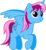 Size: 6400x6964 | Tagged: safe, artist:parclytaxel, oc, oc only, oc:parcly taxel, alicorn, pony, 2017 community collab, derpibooru community collaboration, .svg available, absurd resolution, alicorn oc, flying, horn, horn ring, looking at you, simple background, smiling, solo, transparent background, vector