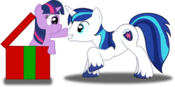 Size: 1264x632 | Tagged: safe, artist:spellboundcanvas, shining armor, twilight sparkle, pony, unicorn, g4, boop, brother and sister, cute, female, male, siblings, twiabetes
