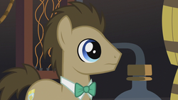 Size: 1920x1080 | Tagged: safe, screencap, doctor whooves, time turner, pony, g4, slice of life (episode), bowtie, male, solo, stallion