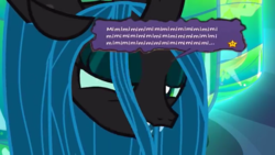 Size: 640x360 | Tagged: safe, edit, queen chrysalis, g4, to where and back again, mimi, paper mario, super paper mario