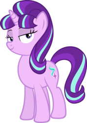 Size: 4266x6000 | Tagged: safe, artist:slb94, starlight glimmer, pony, g4, the cutie re-mark, absurd resolution, female, lidded eyes, looking at you, simple background, smirk, smug, solo, transparent background, vector