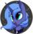 Size: 564x572 | Tagged: safe, artist:aureai, princess luna, pony, g4, bust, female, ms paint, no nose, open mouth, portrait, s1 luna, simple background, solo, transparent background