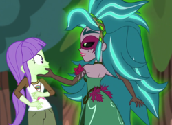 Size: 990x720 | Tagged: safe, screencap, gaea everfree, gloriosa daisy, starlight, equestria girls, g4, my little pony equestria girls: legend of everfree, out of context, varying degrees of want