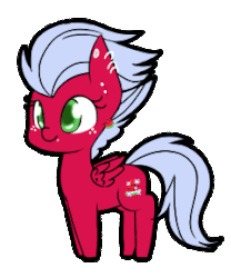 Size: 241x289 | Tagged: safe, artist:rice, oc, oc only, oc:melon frost, pegasus, pony, animated, cute, dancing, gif, happy, simple background, solo, transparent background