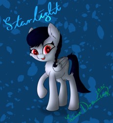 Size: 1122x1216 | Tagged: safe, artist:limedreaming, oc, oc only, oc:starlight spirit, pegasus, pony, female, mare, solo
