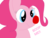 Size: 1600x1200 | Tagged: safe, artist:toyminator900, derpibooru exclusive, pinkie pie, earth pony, pony, g4, boop, clown nose, cute, diapinkes, female, imminent boop, red nose, simple background, solo, transparent background