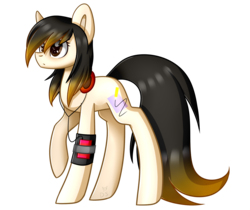 Size: 1713x1440 | Tagged: safe, artist:despotshy, oc, oc only, earth pony, pony, female, headphones, mare, simple background, solo, transparent background