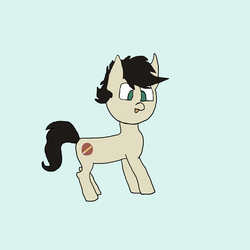 Size: 3000x3000 | Tagged: safe, artist:melon frost, oc, oc only, oc:keith, earth pony, pony, beginner artist, high res, solo, tongue out
