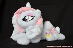 Size: 1000x662 | Tagged: safe, artist:mana-kyusai, fleur-de-lis, pony, g4, irl, photo, plushie, solo