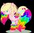 Size: 540x528 | Tagged: safe, artist:princessvanillia, oc, oc only, oc:eilie, pony, unicorn, bandaid, bandaid on nose, black background, clothes, donut steel, hair over one eye, horn, jpg artifacts, leg warmers, multicolored hair, neon, rainbow eyes, rainbow hair, rainbow socks, simple background, socks, solo, striped socks, unicorn oc