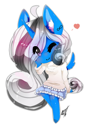 Size: 1181x1685 | Tagged: safe, artist:reimbowkawaii, oc, oc only, oc:miss smile, anthro, solo