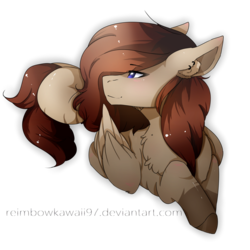 Size: 2550x2550 | Tagged: safe, artist:reimbowkawaii, oc, oc only, pony, high res, sitting, solo