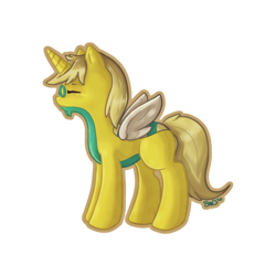 Size: 3000x3000 | Tagged: safe, artist:bean-sprouts, dunsparce, crossover, eyes closed, high res, pokémon, ponified, simple background, solo, transparent background