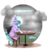 Size: 2178x2301 | Tagged: safe, artist:ohhoneybee, oc, oc only, oc:moon flare, pegasus, pony, book, cloud, female, food, glasses, high res, mare, rain, solo, table, tea