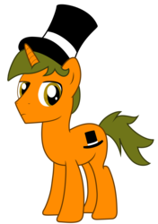 Size: 6432x9152 | Tagged: safe, oc, oc only, oc:top hat, pony, unicorn, 2017 community collab, derpibooru community collaboration, absurd resolution, hat, male, simple background, solo, stallion, top hat, transparent background, vector