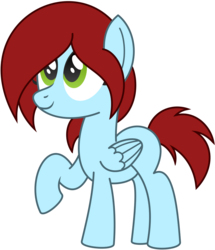 Size: 1837x2140 | Tagged: safe, artist:sny-por, oc, oc only, pegasus, pony, pony town, ponysona, simple background, solo, transparent background