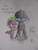 Size: 3000x4000 | Tagged: safe, artist:brianchoobrony-artie, spike, thorax, changeling, g4, my little pony: friendship is magic, the times they are a changeling, crying, sad, traditional art