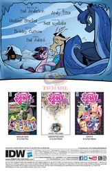 Size: 864x1328 | Tagged: safe, artist:andypriceart, artist:kaori matsuo, artist:sararichard, idw, accord, applejack, discord, fluttershy, pinkie pie, princess luna, rainbow dash, rarity, spike, twilight sparkle, alicorn, pony, chaos theory (arc), g4, spoiler:comic, spoiler:comic49, accord (arc), in all disorder a secret order, mane six, part the second: in all chaos there is a cosmos, preview, twilight sparkle (alicorn)