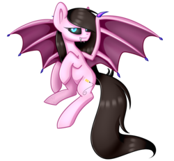 Size: 1549x1440 | Tagged: safe, artist:despotshy, oc, oc only, bat pony, pony, female, mare, simple background, solo, transparent background