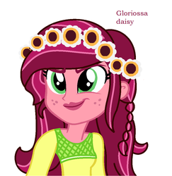 Size: 862x888 | Tagged: safe, artist:hastigh14, artist:nekowanny-chan, gloriosa daisy, equestria girls, g4, base used, female, simple background, solo, white background