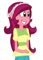 Size: 325x454 | Tagged: safe, artist:rozzertrask, gloriosa daisy, equestria girls, g4, female, simple background, solo, transparent background, vector