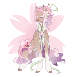 Size: 1024x1024 | Tagged: safe, artist:rannarbananar, oc, oc only, oc:saku, original species, pond pony, female, mare, simple background, sitting, solo, transparent background